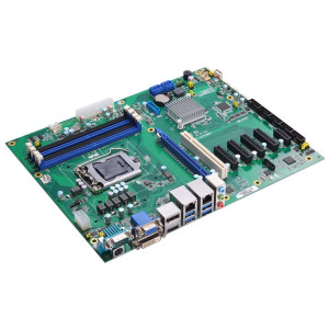 Axiomtek IMB520R ATX Motherboard, 9th/8th Gen Intel Core i7/i5/i3, Pentium or Celeron Processor, VGA, DP++, DVI-D, & HDMI, up to 128GB memory